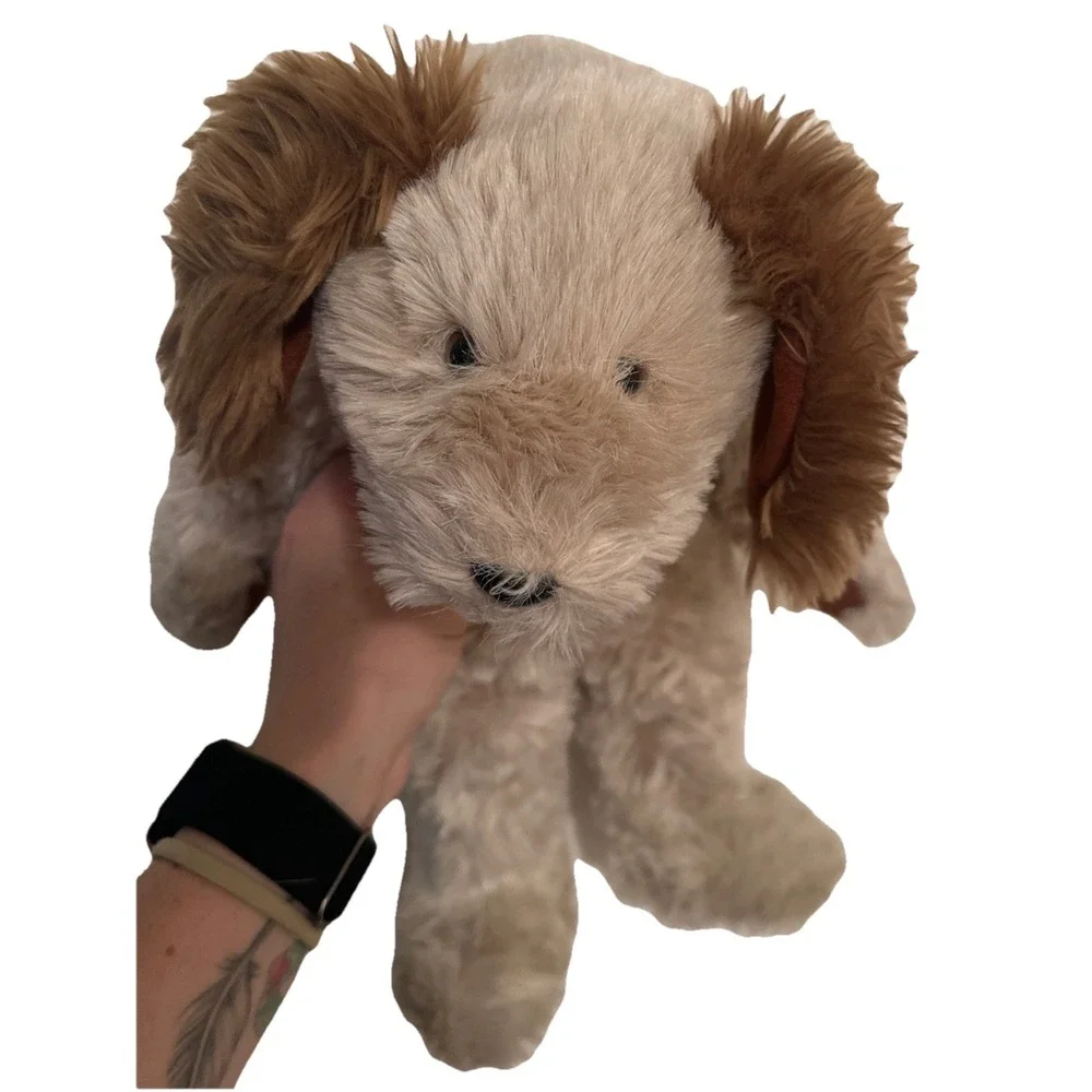 Teddy Crafters Vintage Dog Brown Tan Plush Stuffed‎ Animal
